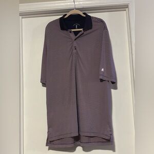 Fairway & Greene Navy and White Striped Polo